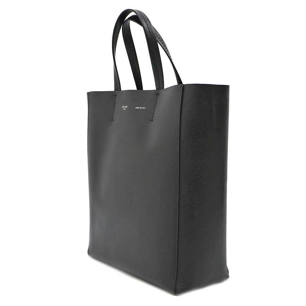 Celine Vertical Cabas Bag Leather Black - Picture 2 of 6